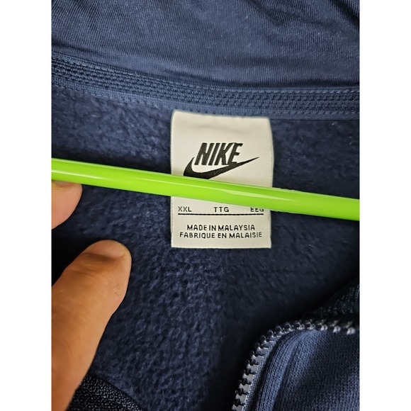 Nike‎ Arizona Wildcats Full Zip Hoodie Men's XXL Blue U Of A NCAA 68096 - Picture 4 of 9